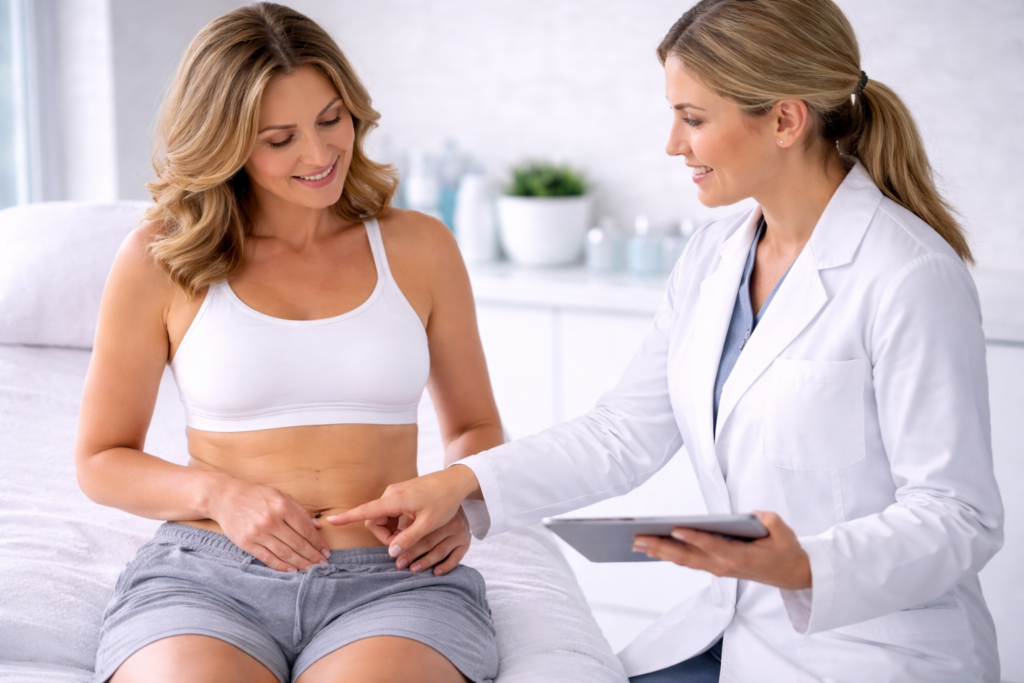 body contouring results timeline